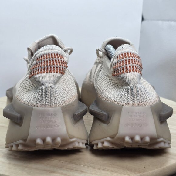 adidas NMD S1 Wonder Taupe Bliss Orange Boost Running Sneakers Trainers Mens 12 - Picture 6 of 9